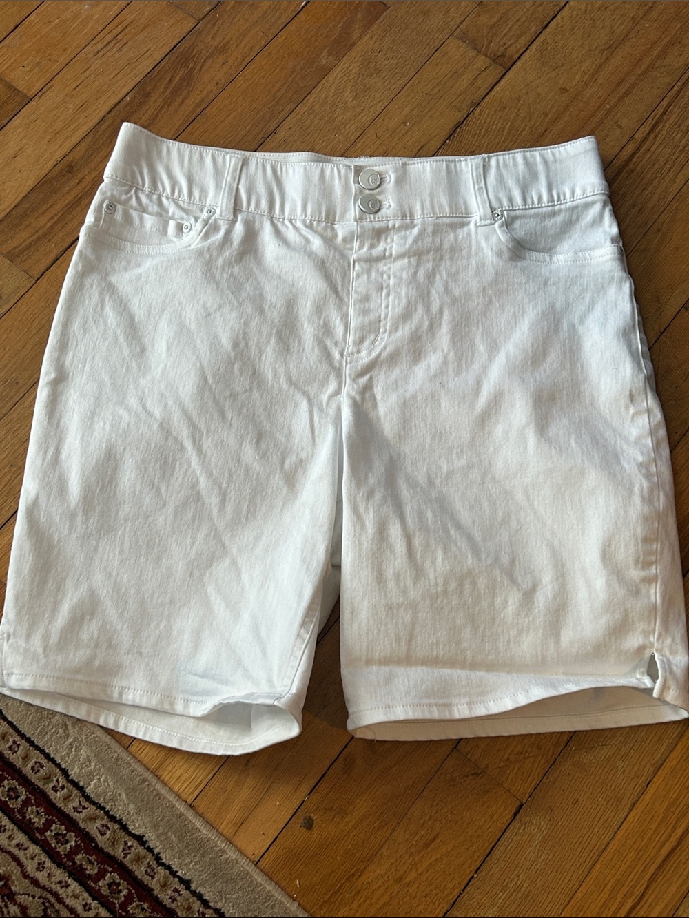 White Women’s Denim Shorts